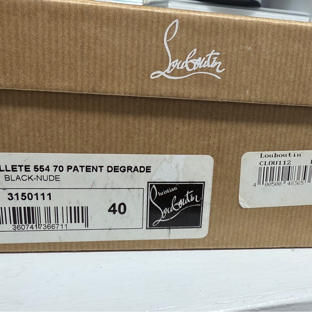 Christian Louboutin Black Patent Leather Pumps - Picture 9 of 9